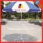 Event promotion fans decorate solar umbrella