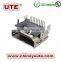 HDMI 19P Connector, Receptacle, Right Angle DIP Type