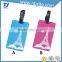 High quality cheap price soft pvc luggage tagprice pvc hang tag