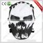 Metal Mesh Eye Protect Military Full Face Skull Skeleton Airsoft Mask