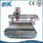 square guide rail cnc router with 2.2kw 3kw 4.5kw air water cooling spindle China vacuum or T-slot table DSP control system