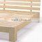 Moodern wood double bed 160*200cm solid wood bed frame