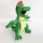 China manufacturer stuffed dinosaur toy , green dinosaur plush toy