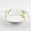 Round shape porcelain soup plate with hot selling decal