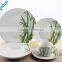 20pcs Porcelain Dinner Set with Warm Flower Decal Printing