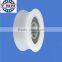 Nylon Polyamide Various sizes Round Groove Pulley wheel with bearing                        
                                                Quality Choice