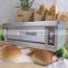 Single deck three trays Professional Gas bread bakery Oven baking equipment