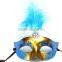 Venetian Masquerade party princess beauty peacock feathers mask