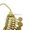 2016 Fashion Vintage Statement BOHO Style Metal Chain Coin Necklace