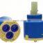 lever brass faucet ceramic cartridge without distributor
