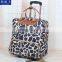 Custom Printed Packing Cube Laptop Trolley Bag Waterproof PU Travel Trolley Bag