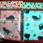 Traditional Japanese Wrapping Cloth free design (Furoshiki) black cate