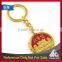 Promotional gift Custom design culture 3D embossed keychain