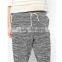 2015 drawstring waist space dye custom jogger sweatpantsJXH448