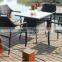 Outdoor furniture rattan wicker chair and table sets