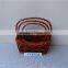 Handicraft wicker plastic gift basket beach baskets
