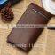 New Brand Leather Purse ID Credit Card Holder Bifold Zipper Long Mens Wallet