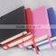 hardcover note book a5, pu leather note book