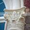 Private villa external wall decoration roman style half stone pillar design