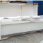 luxurious artificial marble stone reception desk,solid surface countertop