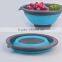 2015New Collapsible Collander Of Foldbale Draining Basket Strainer