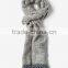 2016 trendy casual basic mens nylon extra large scarf with tassels