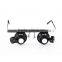 2 led magnifier eye glasses magnifying