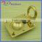 PVD finish brass flush ring furniture drawer pulls