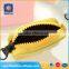 Concise Design Yellow With Big Zipper Student High Quality Kid's Pencil Bag