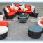 2016 new type outdoor PE alu rattan sofa set LK8016
