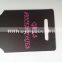 paper plastic foldover necklace card with logo cusomized
