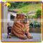 KANO5097 Theme Park Artificial Animal Sculpture Life Size Lion