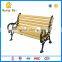 Outdoor recreation equipment cast iron bench in the park