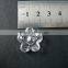 21mm Transparent Star Flower Shape Glass Dome Cabochon With 3mm Hole DIY Jewelry Supplies 3070069