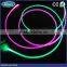 Flexible no UV radiation 2.5mm side glow polymer fiber optic cable for car decoration