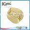 New Design Shiny Gold Metal Logo For Handbag