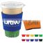 Reusable neoprene coffee cup warmer sleeve