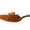 organic alkalized cocoa powder in dark brown