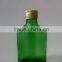 110 ml original green flat wine bottles with screw lids