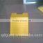 Heavy duty polyurethane wheel chock for mining machine
