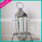 Silver Set of 3 Decorative Candle Lanterns and Candle Lamps
