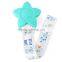 2017 Latest Design Fashion Colorful Baby Silicone Flower Pacifier Chain