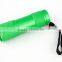 Ninghai Betion Electrical Supply Cheapest 3AAA Battery Mini 9 LED Torch Aluminium Led Flashlight