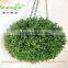 SJLJ013371 artificial hanging plant / artificial plastic boxwood ball for wedding / event decoration