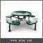 (TB15) Arlau Outdoor Picnic Table, Outdoor Tables and Chairs, Steel Camping Table
