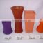 high quality Wholesale popular colored glass vase set with high quality &amp free samples