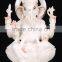 Regional Feature antique stone crarving white marble statue of hindu god ganesh