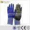 cheap 13 Gauge black nylon PU coated gloves