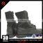 Black genuine leather & nylon canvas army jungle boots nepal army boot for military