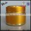 10/15/30/50g silver aluminum cream jar face cream aluminum cream jar with white glass inner jar